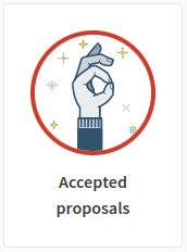 Accepted proposals badge