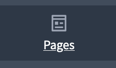 Pages: Access pages panel