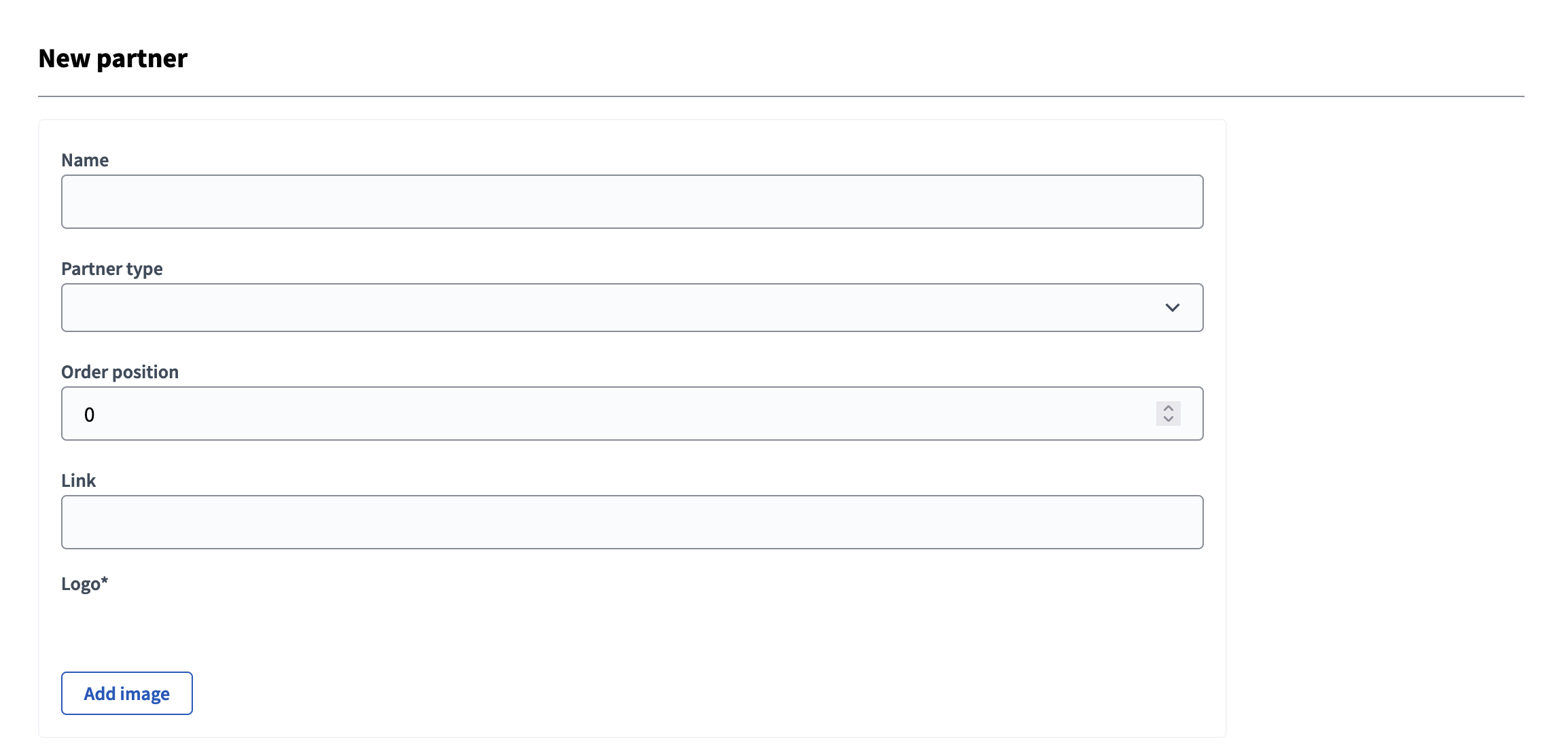 Conferences partners form