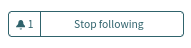 Stop following button