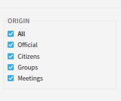Proposals origin filter