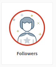 Followers badge