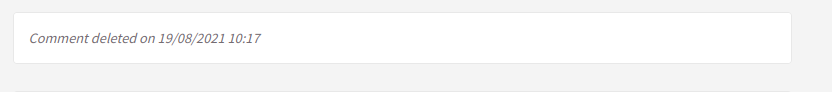 Deleted comment